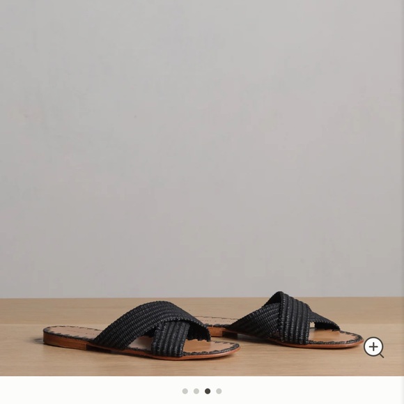 Jenni Kayne Raffia Crossover Sandals Sz 6 worn once price firm! - Picture 2 of 6